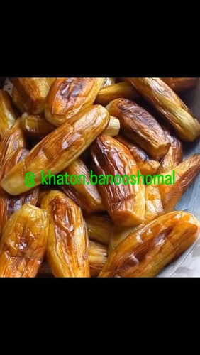 بادمجان سرخ شده ۵۰۰گرمی و به بالا